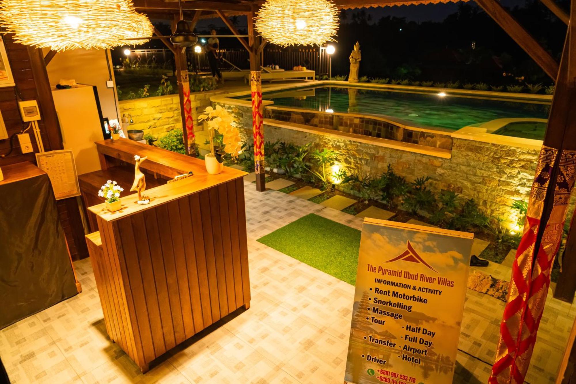 The Pyramid Ubud River Villas Payangan Exterior foto
