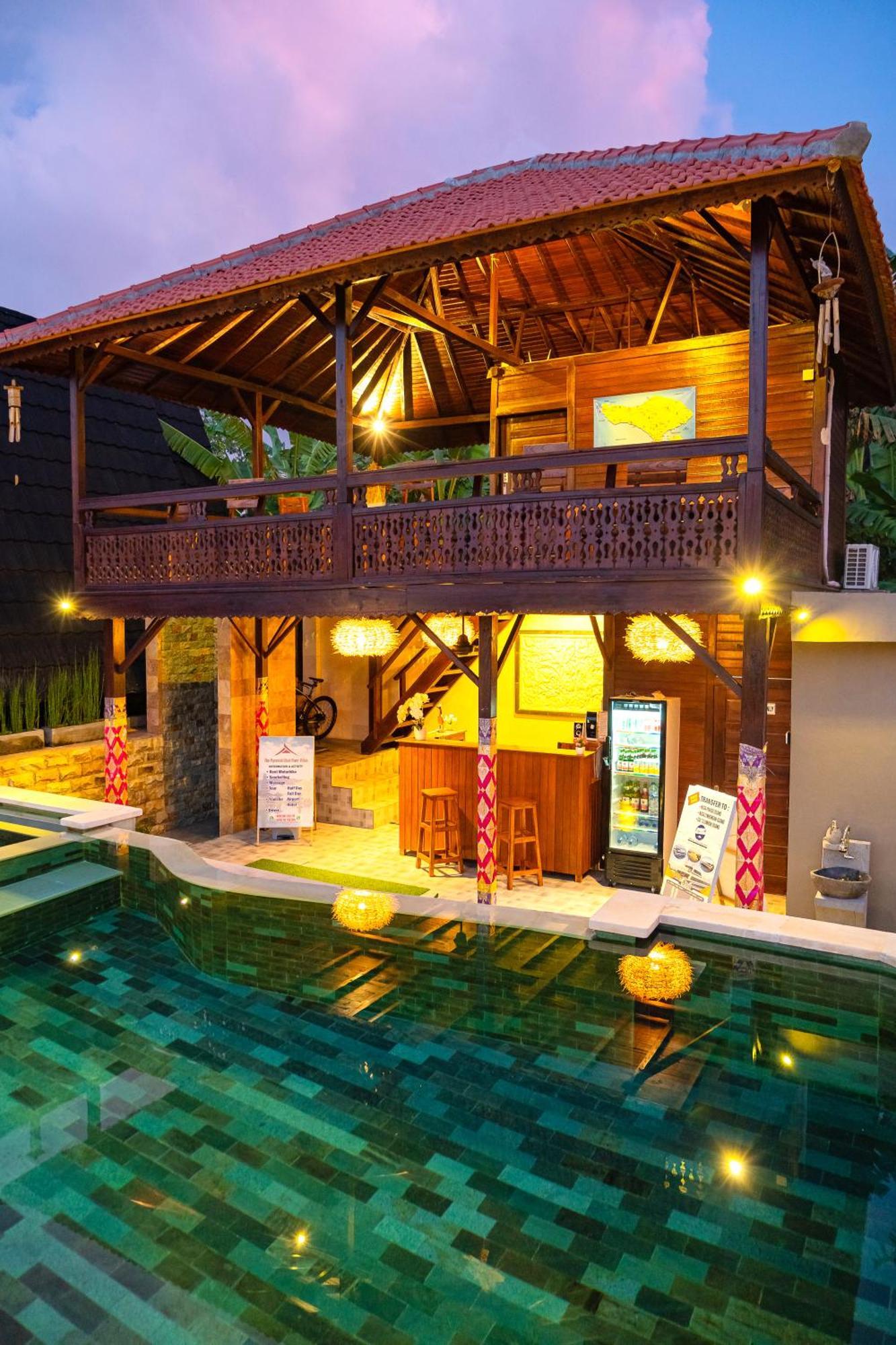 The Pyramid Ubud River Villas Payangan Exterior foto
